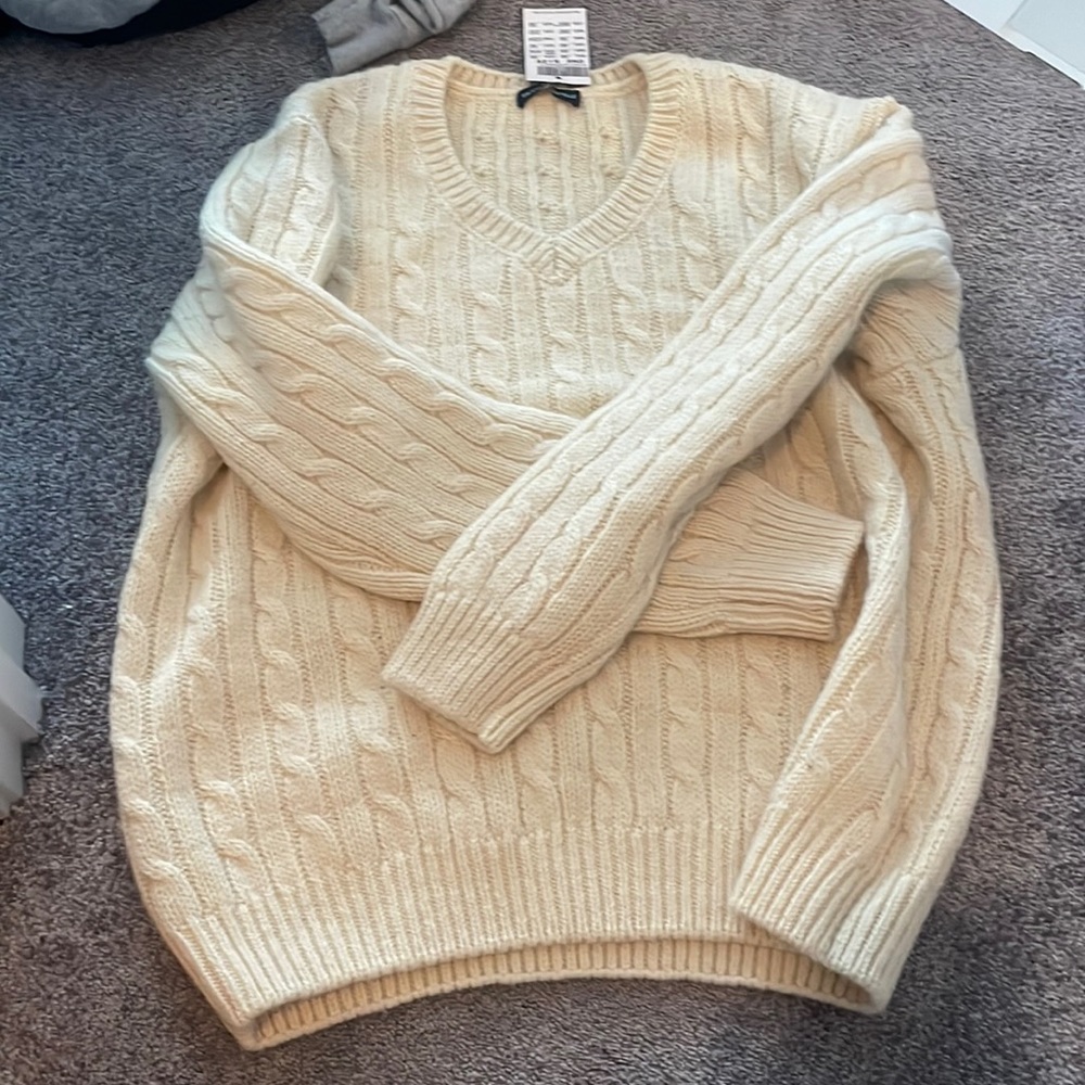 brandy oversized sweater